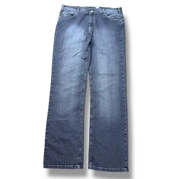 Armani Jeans Indigo 001 Simin T S.P.A 34x34 Made In Italy Bootcut Straight Grey - Picture 3 of 14